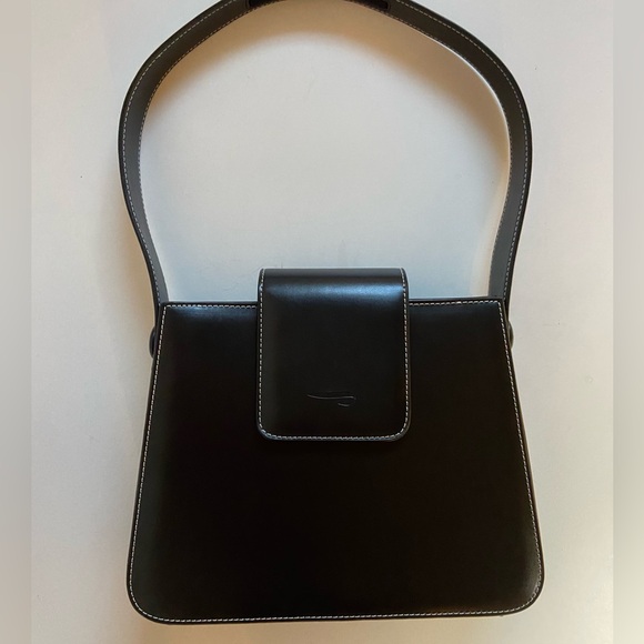 The Hermes of England Tanner Krolle London Classic Black Leather Bag Retail$2500 - Picture 2 of 16